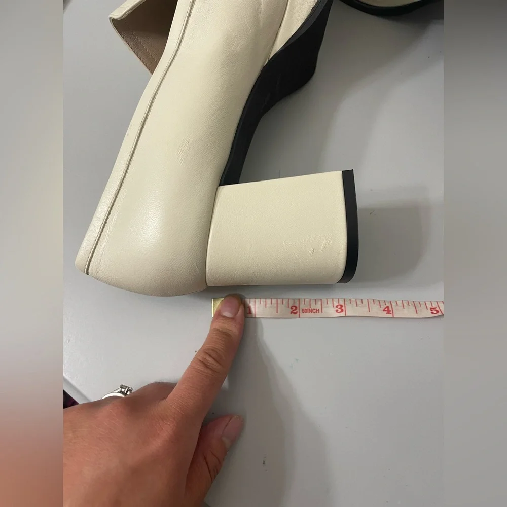 John Josef Belen Penny Loafer Leather Pump Sz 9.5 Made in Spain Retail 238 new
